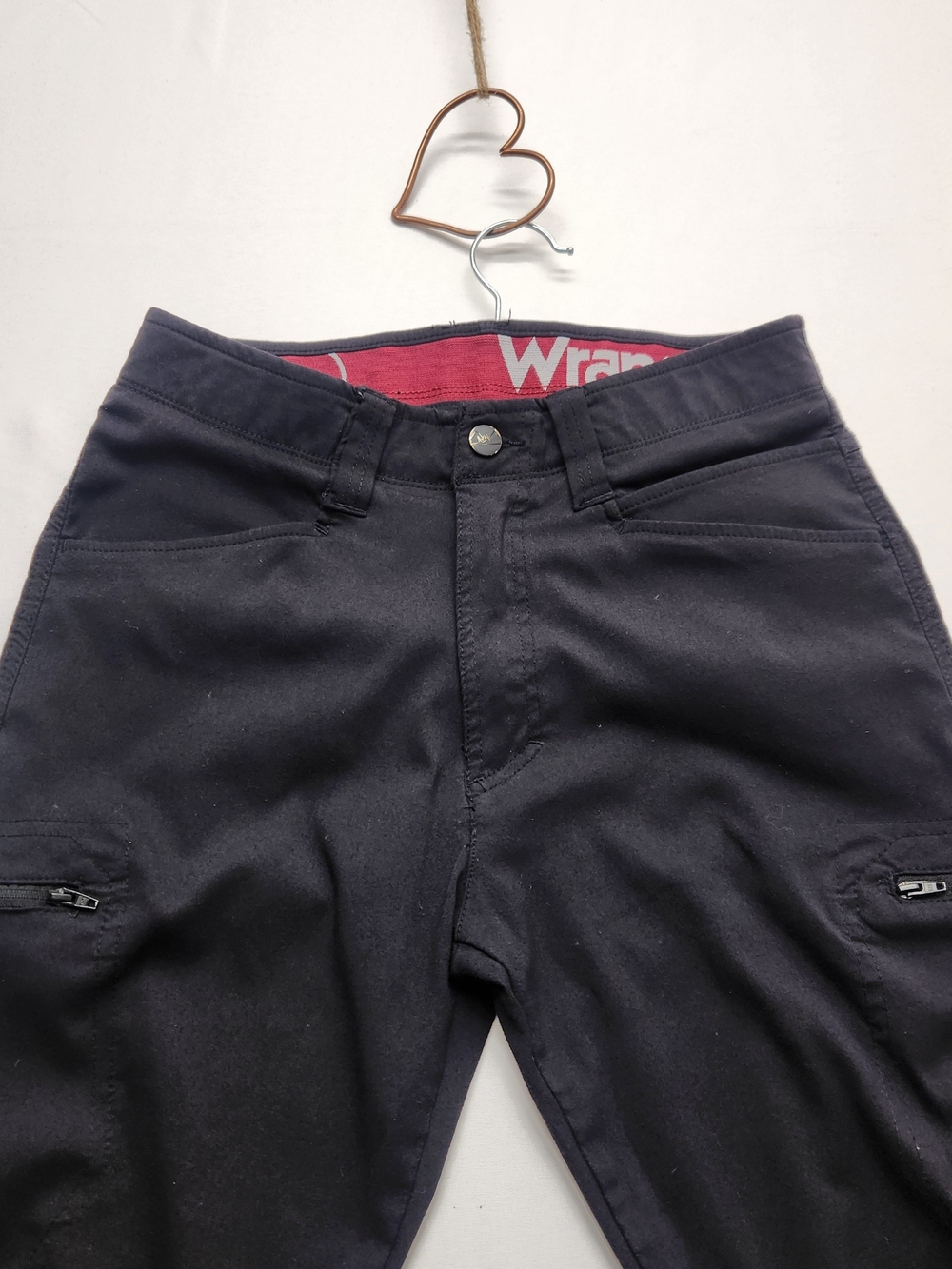⭐️Wrangler Men’s Black Utility Cargo Pants Techwear Outdoor Hiking Gorpcore
